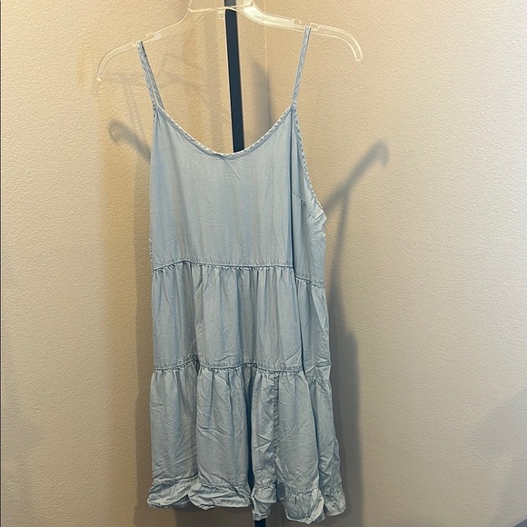 Mossimo Supply Co. Blue Tiered dress - Picture 1 of 3